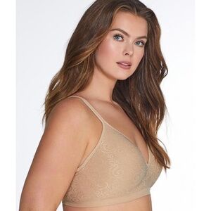 BALI Comfort Revolution Wireless Bra - 36DD - Nude Swirl - Style #DF3463
